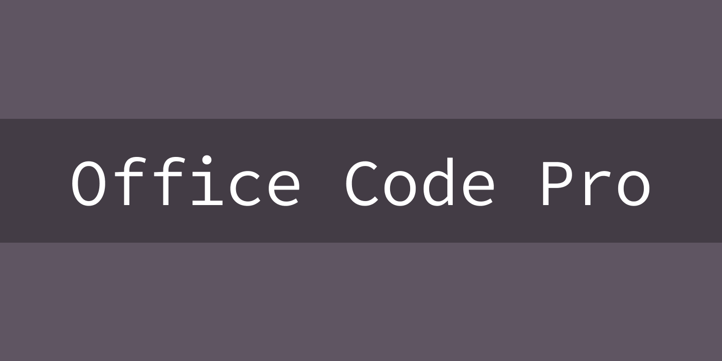 Office Code Pro Font